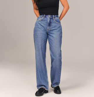 Abercrombie and Fitch Curve Love High Rise Loose Jean