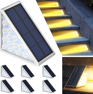 Audles LED Solar Step Lights