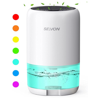 Seavon Quiet Dehumidifier with LED Lights