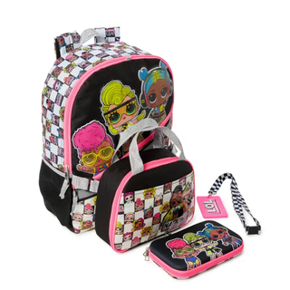 L.O.L Surprise! Girls 4-Piece Set with Lunch Bag
