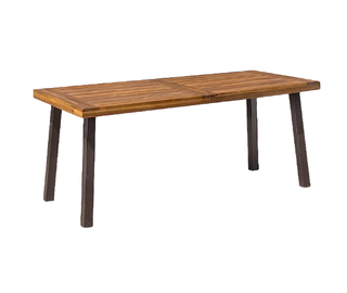 Christopher Knight Home Spanish Bay Acacia Wood Outdoor Dining Table