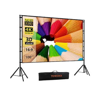 TOWOND Projector Screen and Stand