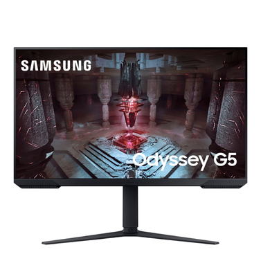 Samsung - Odyssey G51C 32" LED QHD FreeSync Premium Gaming Monitor with HDR10