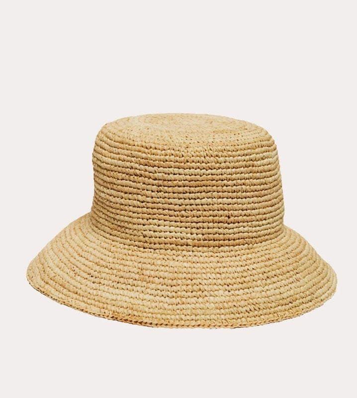 Vitamin A Cannes Straw Bucket Hat