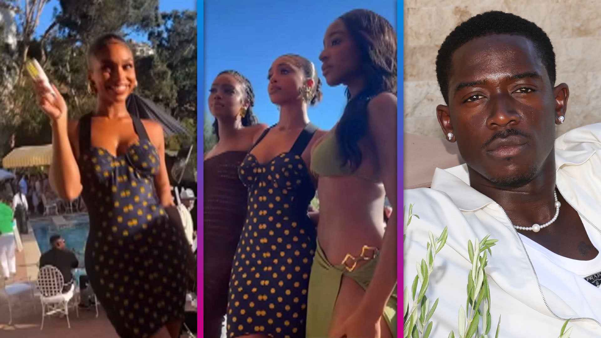 Lori Harvey and Damson Idris Show Up Separately to Same Party Amid