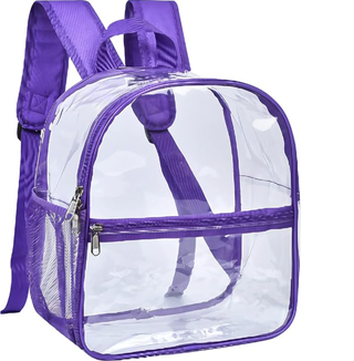 USPECLARE Clear Backpack Stadium Approved 12×6×12