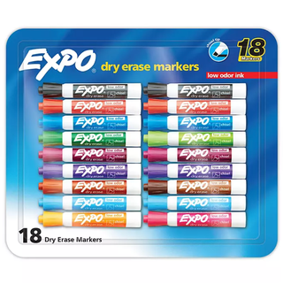 Expo Dry-Erase Markers (Pack of 18)