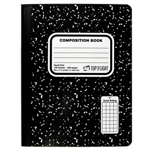 Top Flight Sewn Marble Composition Book