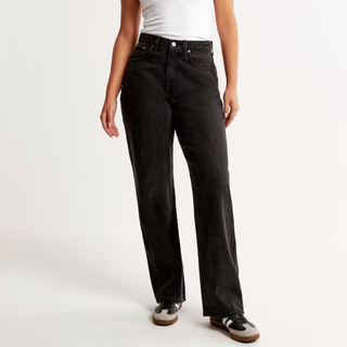 Abercrombie & Fitch Curve Love High Rise Loose Jean