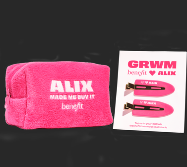 "Alix Made Me Buy It" Makeup Bag and GRWM Hair Clips