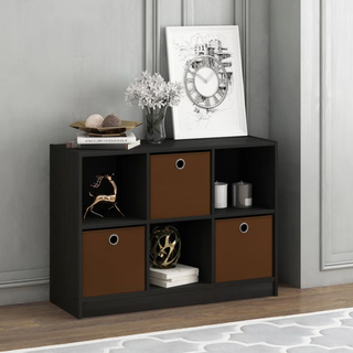 Symple Stuff Cube Bookcase with Bins