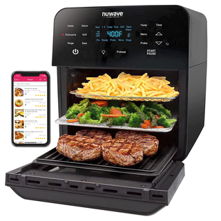 Nuwave Brio 15.5Qt Air Fryer Rotisserie Oven