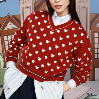 Tommy Hilfiger Mickey Mouse Polka Dot Sweater