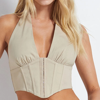 PacSun Kendall & Kylie Hook-And-Eye Halter Top