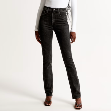 Abercrombie & Fitch Ultra High Rise 90s Slim Straight Jean