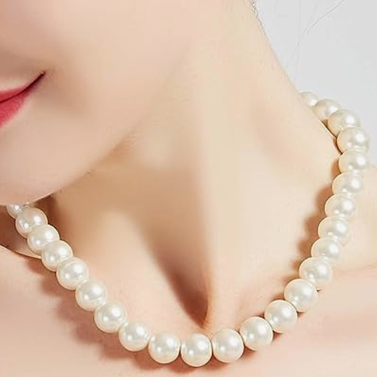 BABEYOND Round Imitation Pearl Necklace