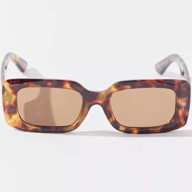 UO Willow Recycled Rectangle Sunglasses
