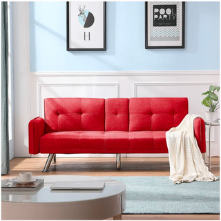 Latitude Run Eliajah 74.8'' Upholstered Sleeper Sofa
