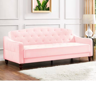 Novogratz Vintage 81.5" Upholstered Sleeper Sofa