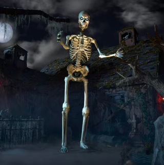 12 ft. Giant-Sized Skeleton with LifeEyes LCD Eyes