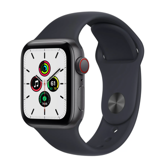Apple Watch SE (1st Gen) GPS + Cellular 40mm Space Gray Aluminum Case Midnight Sport Band