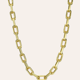 Gold Vermeil Extra Large Open Link Chain Necklace