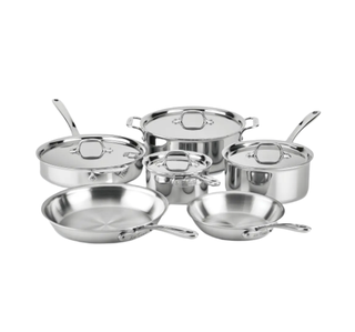 All-Clad D3 Stainless Everyday 10-Piece Cookware Set