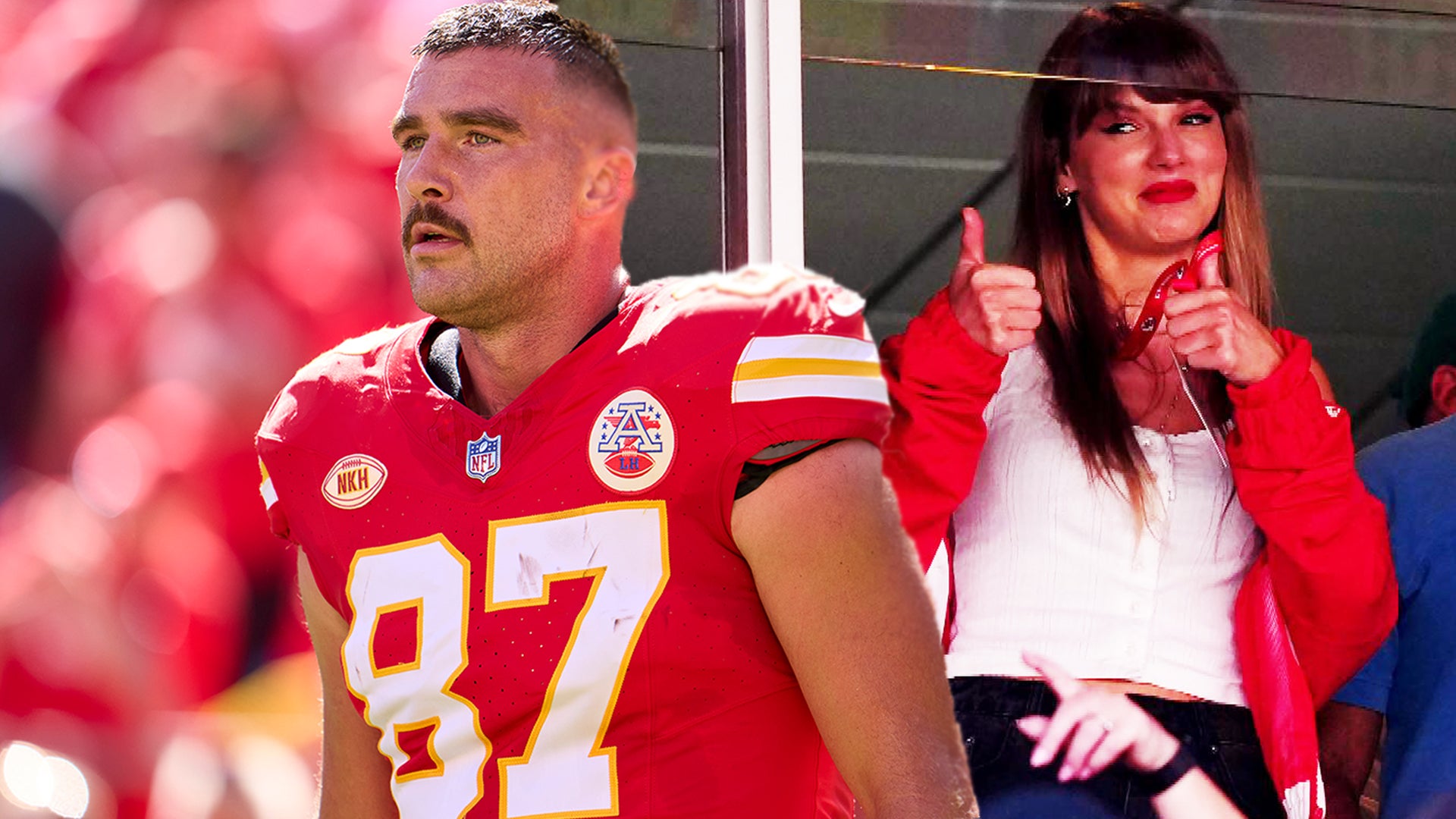 Kansas City Chiefs tight end Travis Kelce joins wedding of Chiefs fans