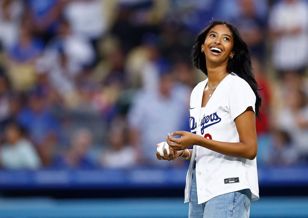 Natalia Bryant Throws out First Pitch at Dodger Stadium to Honor the  Legacies of Kobe and Gigi Bryant