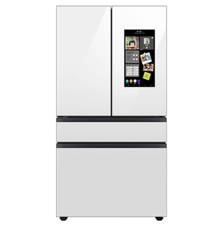Bespoke 4-Door French Door Refrigerator (23 cu. ft.) with Family Hub Panel