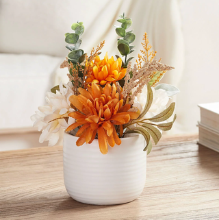 Better Homes & Gardens Mixed Flower Arrangement in Ceramic Pot