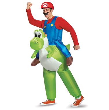 Disguise Men's Mario Riding Yoshi Adult Costume