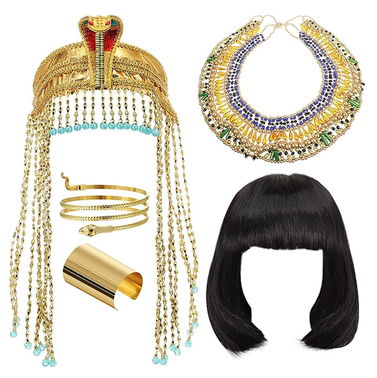 Yunlly 5-Piece Halloween Egyptian Accessories
