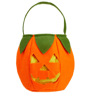 Pottery Barn Kids Light-Up Pumpkin Treat Bag