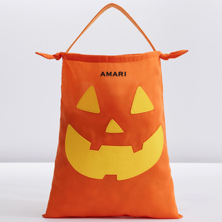 Pottery Barn Kids Pumpkin Glow-in-the-Dark Pillowcase Treat Bag