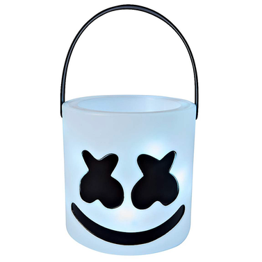 Spirit Halloween Light-Up LED Marshmello Treat Bucket