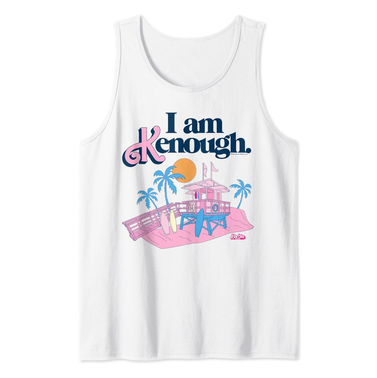 Barbie The Movie - I Am Kenough Lifeguard Stand Tank Top