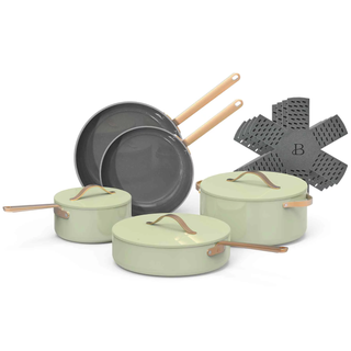 Beautiful 12pc Ceramic Non-Stick Cookware Set