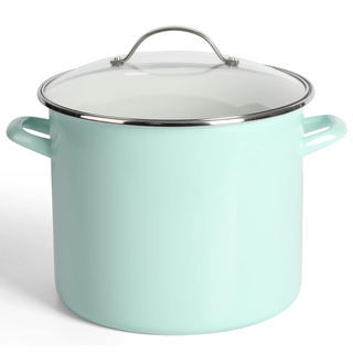 Martha Stewart's entire enameled cast-iron cookware line is 30