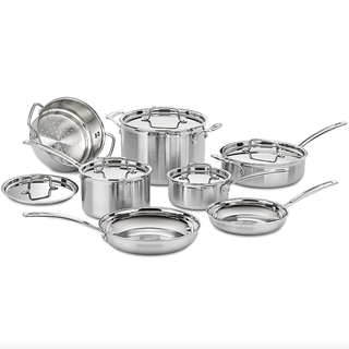 Cusinart 12-Piece Stainless Steel Cookware Set