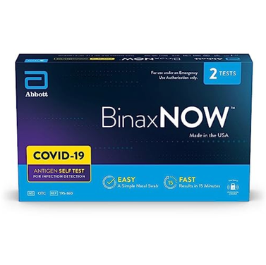 BinaxNOW COVID-19 Rapid Self-Test At Home Kit