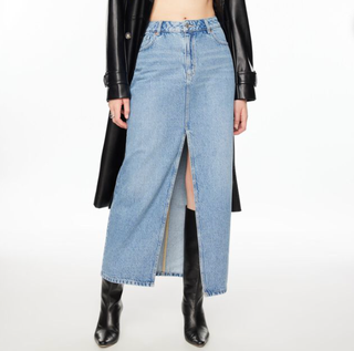 Dynamite Clothing Denim Maxi Skirt