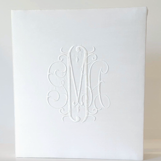 Wedding Memory Book — White Silk
