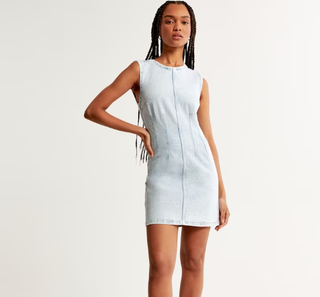 Abercrombie and Fitch Shell Denim Mini Dress