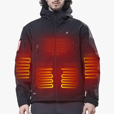 DEWBU Heated Jacket for Men with 12V Battery Pack