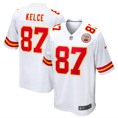 Travis Kelce Kansas City Chiefs Nike Player Game Jersey - White