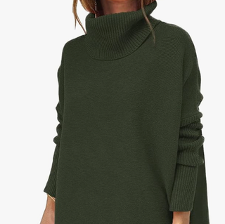 LILLUSORY Women's Turtleneck Oversized Sweater