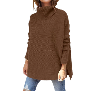LILLUSORY Women's Turtleneck Oversized Sweater