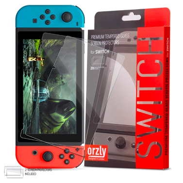 Orzly Glass Screen Protectors (2-Pack)