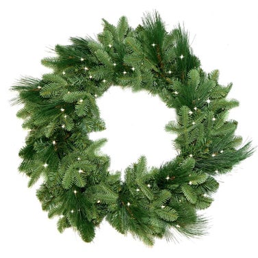 Realistic Looking Pine Christmas Wreath